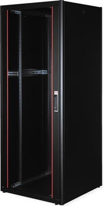 Attēls no Roline 19-inch Network Cabinet Basic 42U, 800x800 WxD glass door black