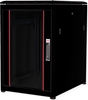Изображение Roline 19-inch Network Cabinet Pro 16U, 600x800 WxD glass door black
