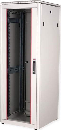 Picture of Roline 19-inch Network Cabinet Pro 32 U, 600x600 WxD glass door grey