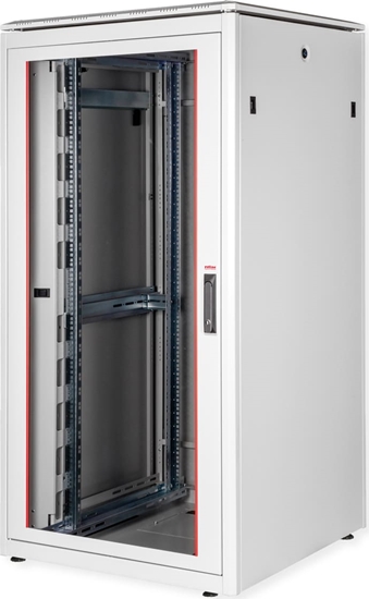 Picture of Roline 19-inch network cabinet Pro 32 U, 800x800 WxD glass door grey