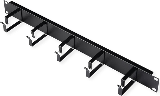 Picture of Roline 19-inch patch panel 1U grey, 40x60mm black