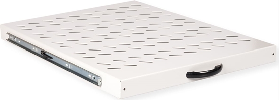 Picture of Roline 19-inch shelf 1 U, extendable 550 T 25 kg grey