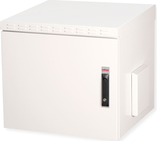 Picture of Roline 19-inch wall housing Pro 9 U, 600x600 WxD IP55 outdoor grey