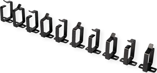 Picture of Roline Cable management bracket, 44x60mm black 10 pieces