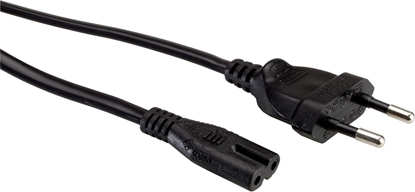 Attēls no Roline Euro Power Cable, 2-pin, black, 3 m