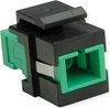 Picture of Roline Fiber Optic Keystone Jack, SC Simplex, Singlemode, OS2, APC