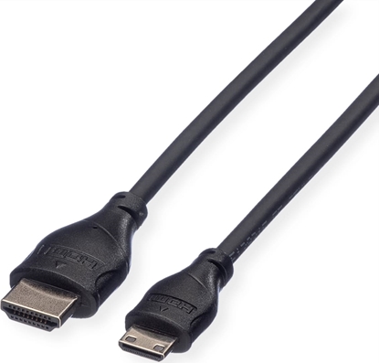 Изображение Roline HDMI High Speed Cable + Ethernet, A - C, M/M, 0.8 m