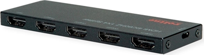 Picture of Roline HDMI video splitter, ultra slim, 4x
