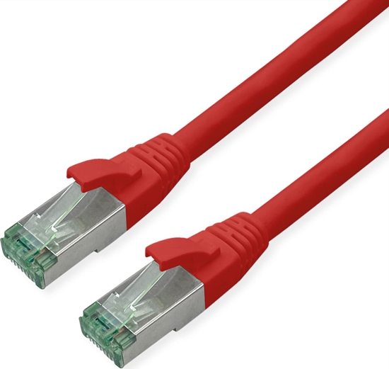 Picture of Roline Recycled Material ROLINE RM S/FTP (PiMF) Patch Cord Cat.6A, red, 0.5 m