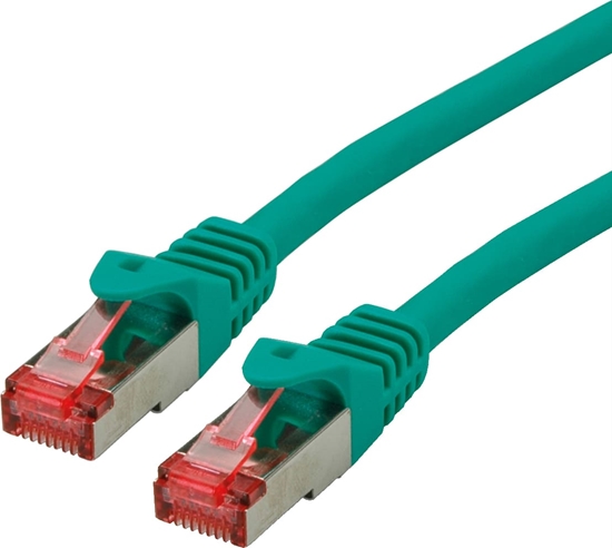 Picture of Roline S/FTP Patch Cord Cat.6 Component Level, LSOH, green, 0.5 m