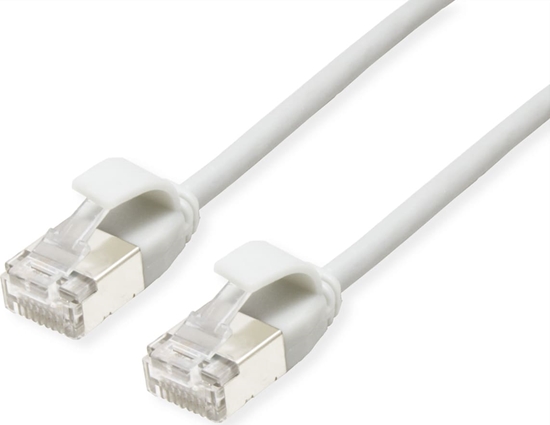 Изображение Roline U/FTP DataCenter Patch Cord Cat.6A (Class EA), LSOH, slim, white, 5 m