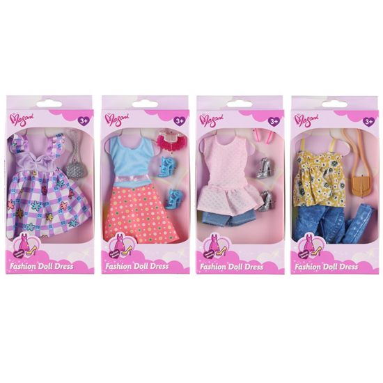 Picture of Rotaļlieta Lelles Fashion apģērbs ar aksesuāriem