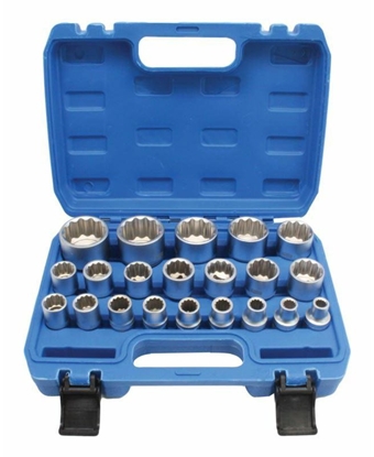 Picture of SATRA SET OF 12-POINT SOCKETS 1/2" SHORT 21 pcs.
