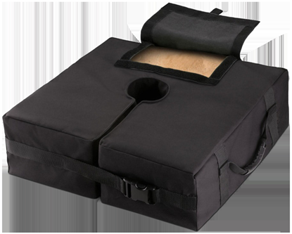 Attēls no Saulessargu pamatne 46x46x15cm melna