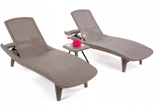 Picture of Saulosanas kreslu komplekts 2 gab. + galdins Pacific bess 7290106934610