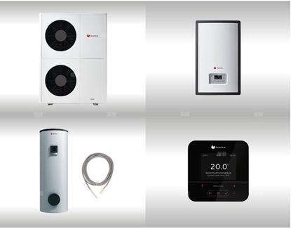 Изображение Saunier Duval Pakiet systemowy OZE Nr 03 - Pompa ciepa GeniaAir Split OS HA 12-5 OS 400V + stacja hydrauliczna HA 12-5 WSB + FEW 300 + SRC 720