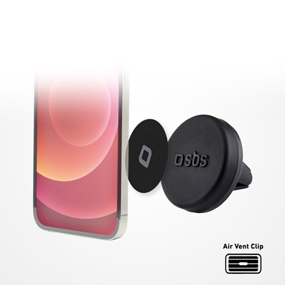 Изображение SBS SBS TESUPPUNIVAIRMAG smartphone holder compatible with MagSafe, for air vent - black