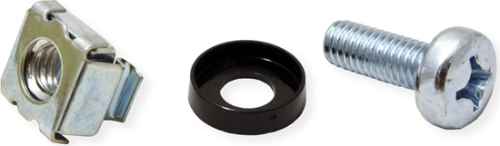 Изображение Schroff 19" Assembly Kit, Screw M6, Washer M6, Nut M6, 32 Pieces