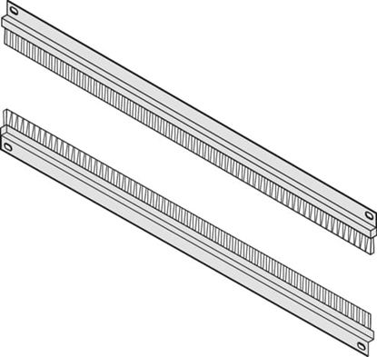 Attēls no Schroff 19" Cable Ducting With Brush Strip, Silver