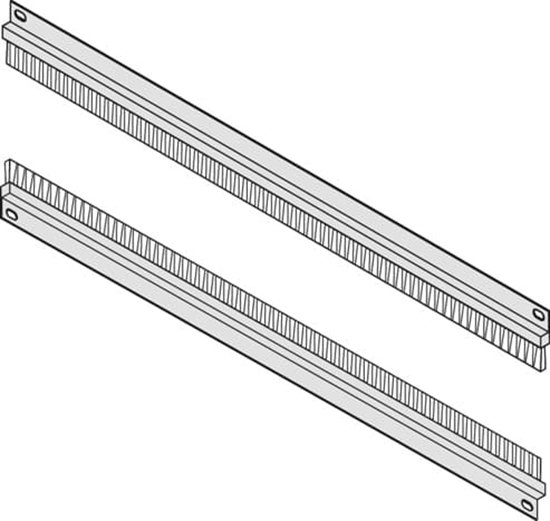 Picture of Schroff 19" Cable Ducting With Brush Strip, Silver
