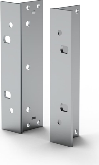 Изображение Schroff EuropacPRO 19" Bracket for Stainless Steel Gasket, Type F, Handle Holes, 3 U