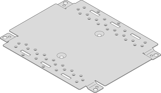 Изображение Schroff Interscale Mounting Plate for Case 310W x 221D