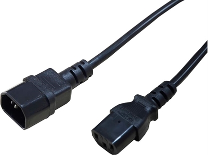 Picture of Secomp Monitor Power Cable, IEC 320 C14 - C13, black, 1.8 m