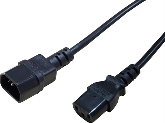 Picture of Secomp Monitor Power Cable, IEC 320 C14 - C13, black, 1.8 m