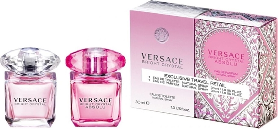 Picture of SELEKTYWNA VERSACE Zestaw prezentowy Exclusive Travel Retail Bright Crystal (woda toaletowa 30ml + woda perfumowana Absolu 30ml)
