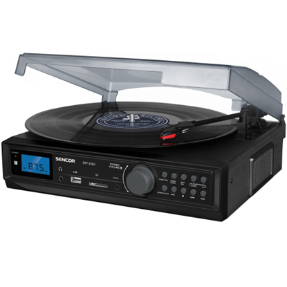 Picture of Sencor STT 212U Turntable with Bluetooth/ MP3/ USB/ SD /Radio