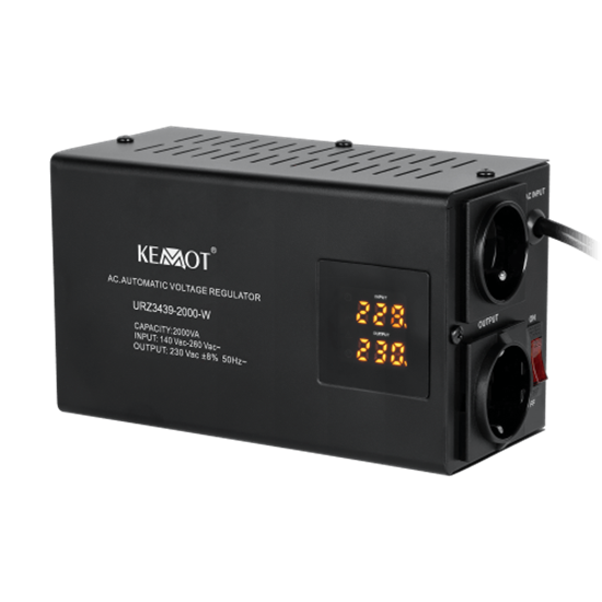 Picture of SER-2000 automātiskais sprieguma stabilizators | 2000VA | 8% precizitāte
