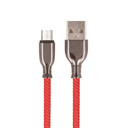 Picture of Setty cable USB - microUSB 1,0 m 3A FC-M red