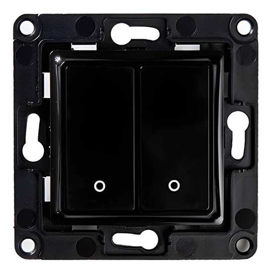 Picture of Shelly wall switch 2 button (black)