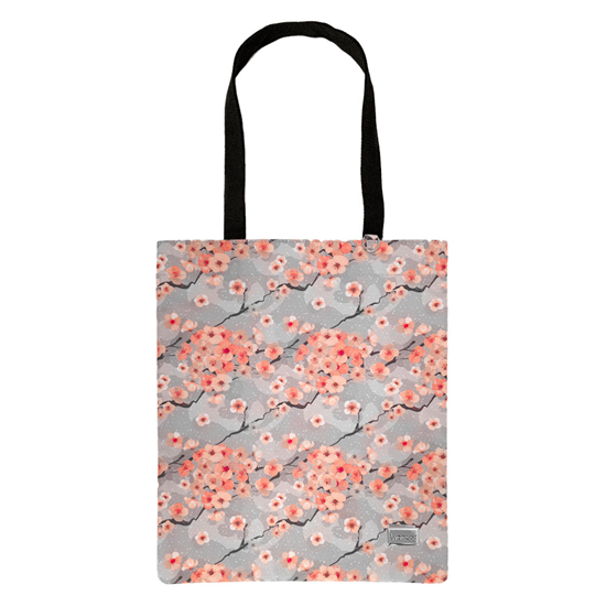 Picture of Shopping bag Wonder pattern 1 grey