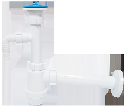 Attēls no Sifons Ani izl. 1 1|4х40mm ar veļas maš. pies., ca