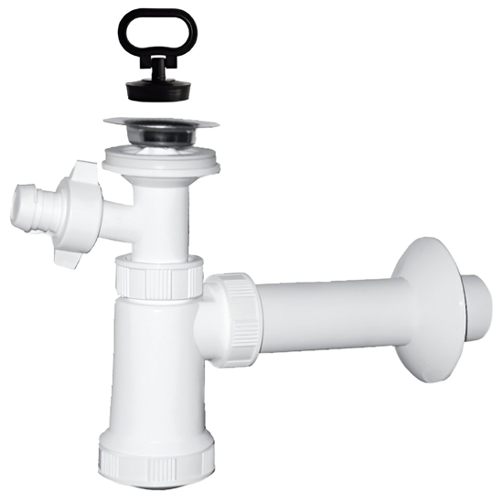 Изображение Sifons izlietnei EU1N332 1 1|4x32mm, ar izplūdi un