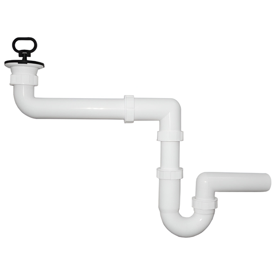 Изображение Sifons izlietnei U-veida 1 1|4x40mm, kompakts