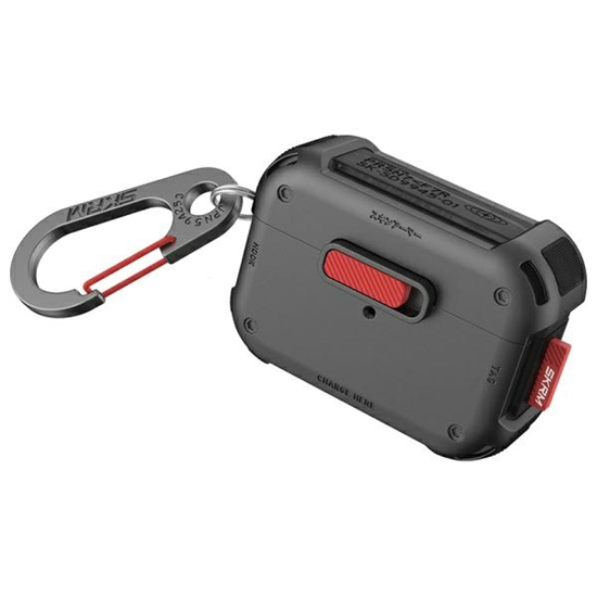 Picture of Skinarma case Mecha AirPods Pro 2 gunmetal