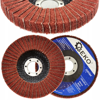 Attēls no Slīp. disks abraz.neilons metālam 125x22mm Geko