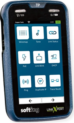 Attēls no Softing It Networks SOFTING LinkXpert TP, Multitool zum einfachen Testen von Twisted-Pair-LAN-Netzwerken