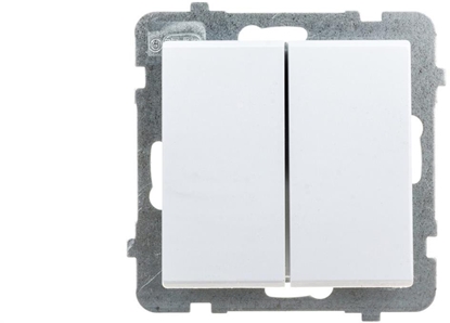 Picture of SONATA cznik podwójny schodowy biay mat P-10R/m/75