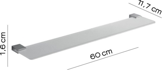 Picture of Sourcing KANSAS SHELF 60 CM CHROMED