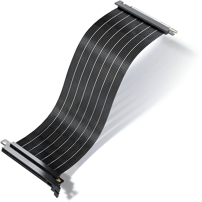 Изображение SSUPD PCIe 5.0 Riser-Kabel, schwarz  320mm, Straight