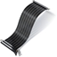 Attēls no SSUPD PCIe 5.0 Riser-Kabel, schwarz  320mm, Straight