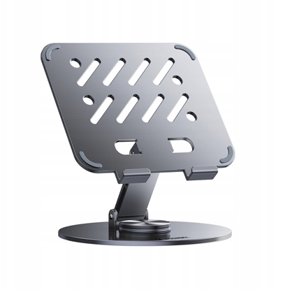 Picture of Stojak na tablet Wozinsky WRS-DSY84SS obrotowy 360° aluminiowy - szary
