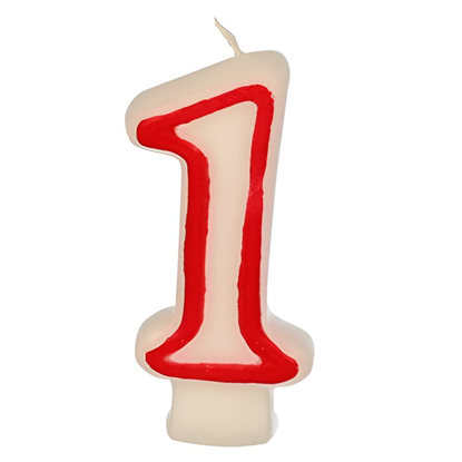 Picture of Svecīte dzimšanas dienas 1 balta