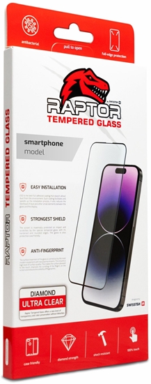 Изображение Swissten Raptor Diamond Ultra Clear Full Face Tempered Glass for Xiaomi 13T