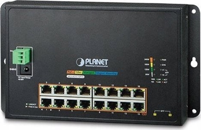Picture of Switch Planet PLANET WGS-4215-16P2S cza sieciowe Zarzdzany L2 Gigabit Ethernet (10/100/1000) Obsuga PoE Czarny