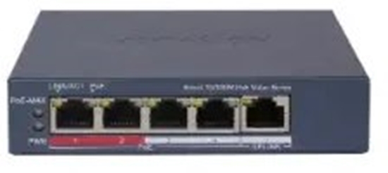Picture of SWITCH POE DS-3E1105P-EI/M-V2 4-PORTOWY Hikvision