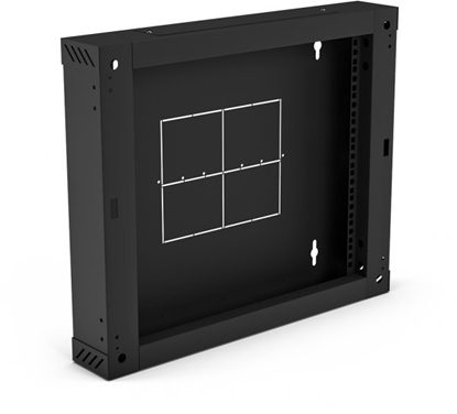 Изображение Szafa Alantec Sekcja tylna 100 mm (zawiasowa / uchylna) do szaf dwusekcyjnych SW-9U-600-450-01-C, kolor czarny (SA-SSW-9U-01-C)